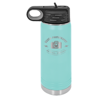 20 OZ Laser Engraved Water Bottle - Grizzly Designs