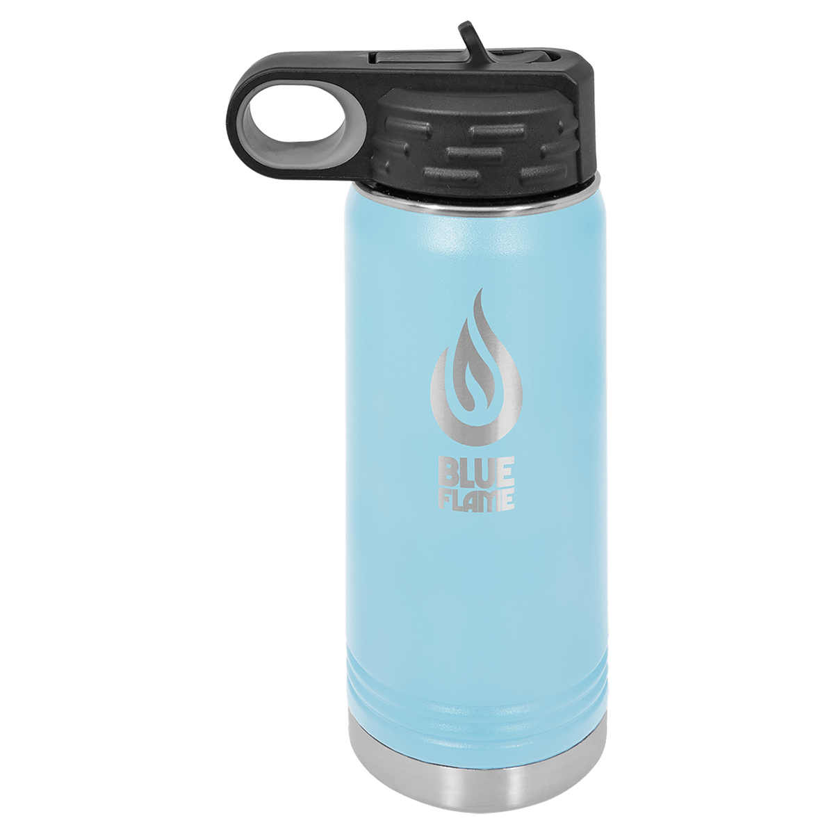 20 OZ Laser Engraved Water Bottle - Grizzly Designs