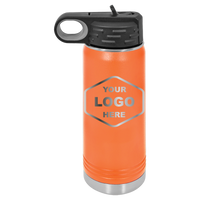 20 OZ Laser Engraved Water Bottle - Grizzly Designs
