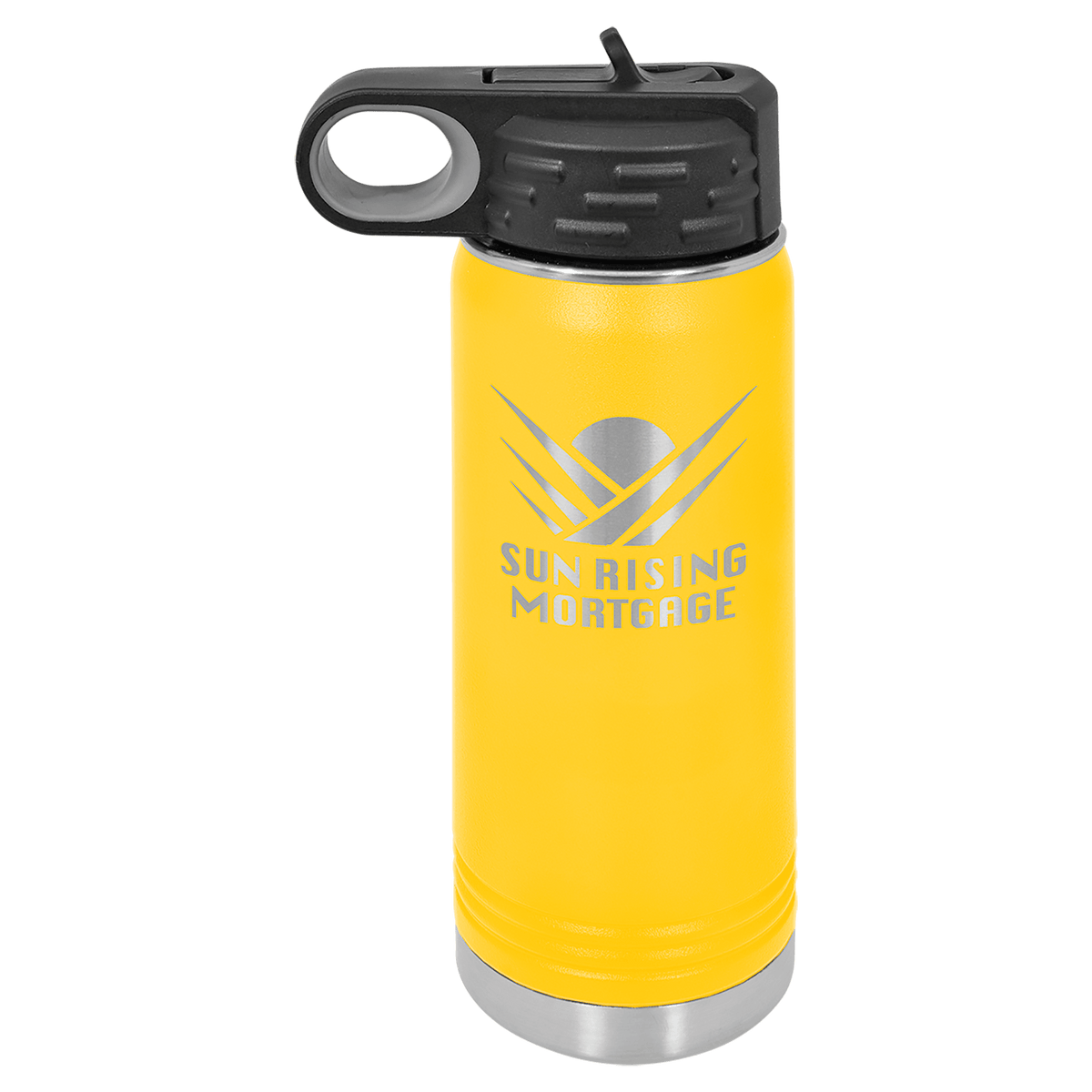 20 OZ Laser Engraved Water Bottle - Grizzly Designs