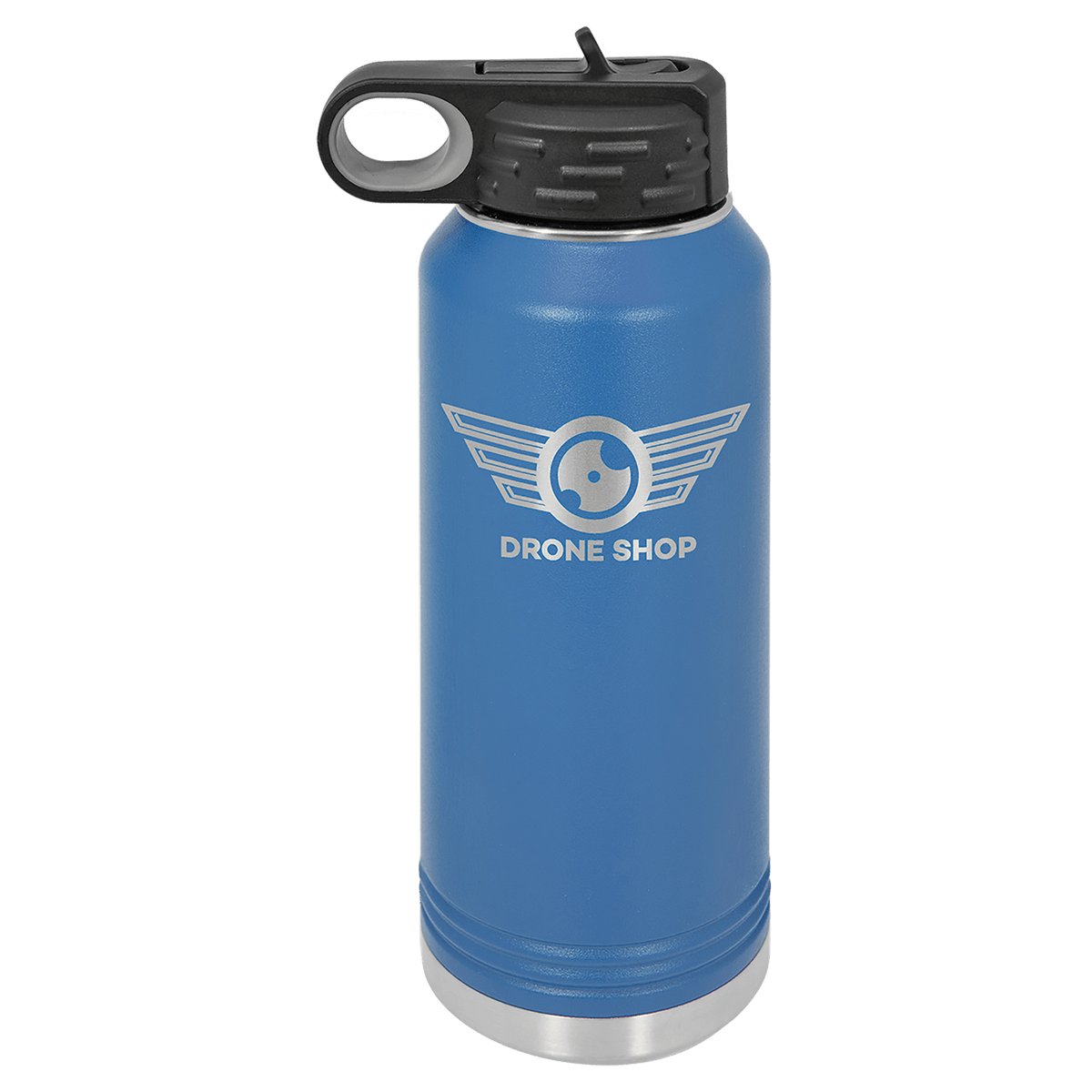 32 OZ Laser Engraved Water Bottle - Grizzly Designs