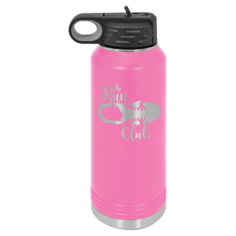 32 OZ Laser Engraved Water Bottle - Grizzly Designs