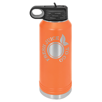 32 OZ Laser Engraved Water Bottle - Grizzly Designs