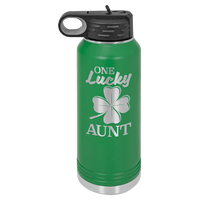 32 OZ Laser Engraved Water Bottle - Grizzly Designs