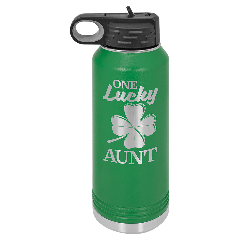 32 OZ Laser Engraved Water Bottle - Grizzly Designs