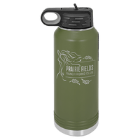32 OZ Laser Engraved Water Bottle - Grizzly Designs