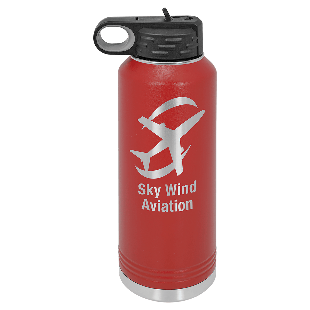40 OZ Laser Engraved Water Bottle - Grizzly Designs
