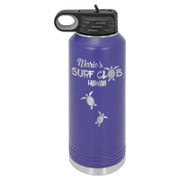 40 OZ Laser Engraved Water Bottle - Grizzly Designs