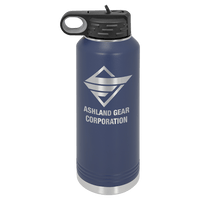 40 OZ Laser Engraved Water Bottle - Grizzly Designs