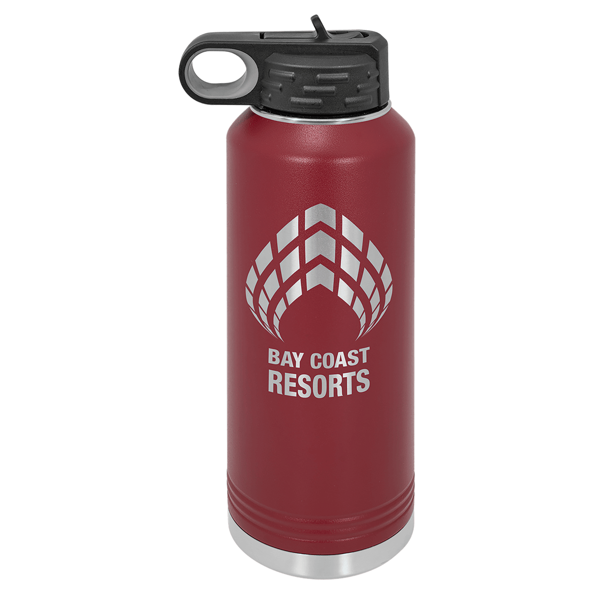 40 OZ Laser Engraved Water Bottle - Grizzly Designs