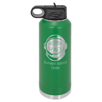 40 OZ Laser Engraved Water Bottle - Grizzly Designs
