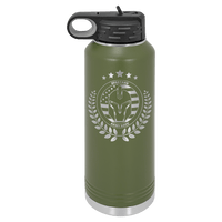 40 OZ Laser Engraved Water Bottle - Grizzly Designs
